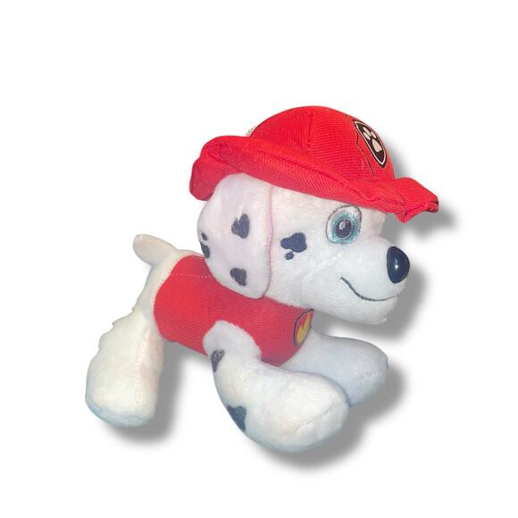 Nickelodeon Paw Patrol Plush Marshall Stuffed Animal Dog Nursery 7" Red Lot of 2 - Picture 3 of 14